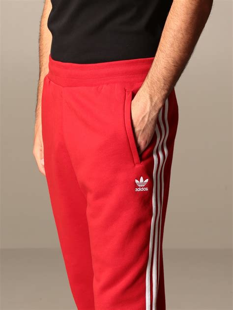 adidas hose herren rot|rote Hosen für Herren .